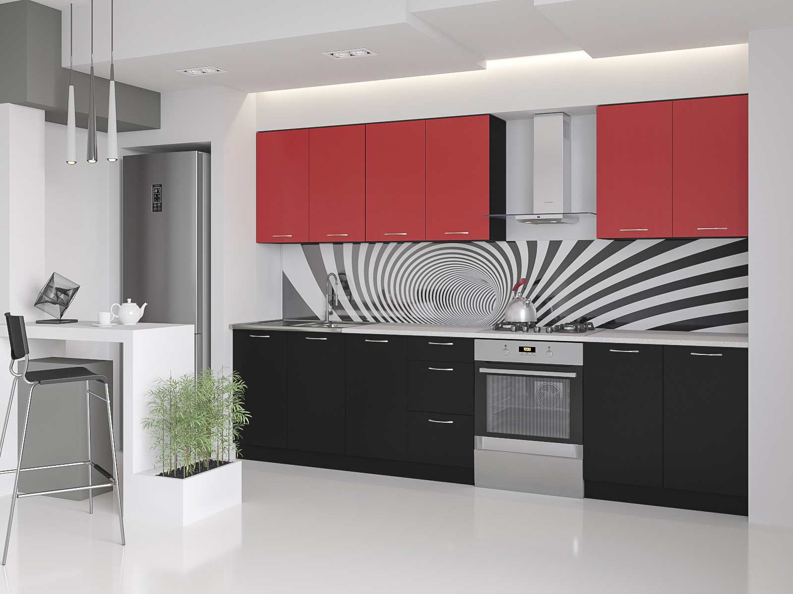 Кухни могилев каталог. Черно красная кухня. Кухонный гарнитур красный с черным. Красно белая кухня. Кухонный гарнитур красно черный прямой.