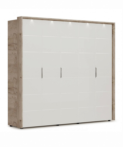 Шкаф 5дв (ДДДДД) с порталом   