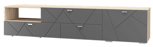 Тумба под ТВ с 3 ящиками и 1 дверкой 630-0695-73