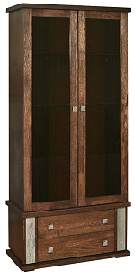 Шкаф с витриной П 343.12Ш