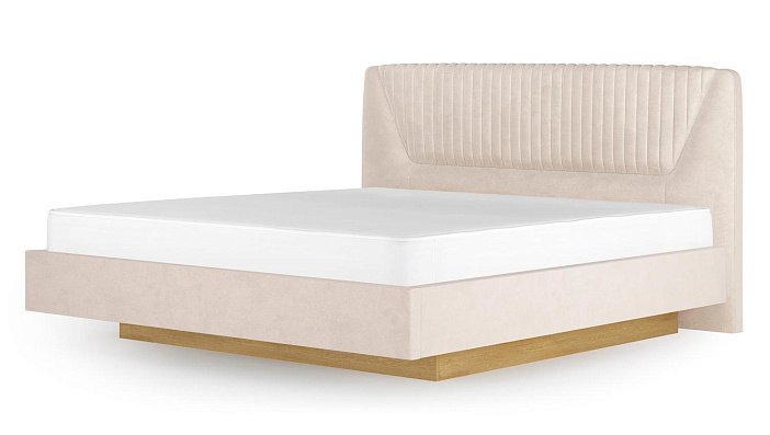 Кровать 11М2 с подъемным механизмом 1600 Микровелюр Catania Ivory   