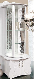 Шкаф с витриной КМК 0394.3