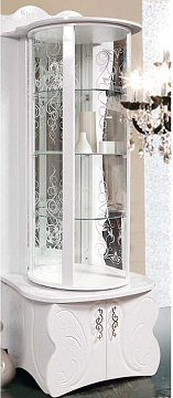 Шкаф с витриной КМК 0394.3