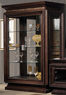 Шкаф с витриной ГМ 5358Е