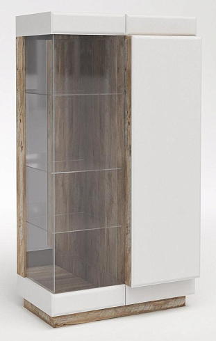 Шкаф с витриной П   КМК 0554.4