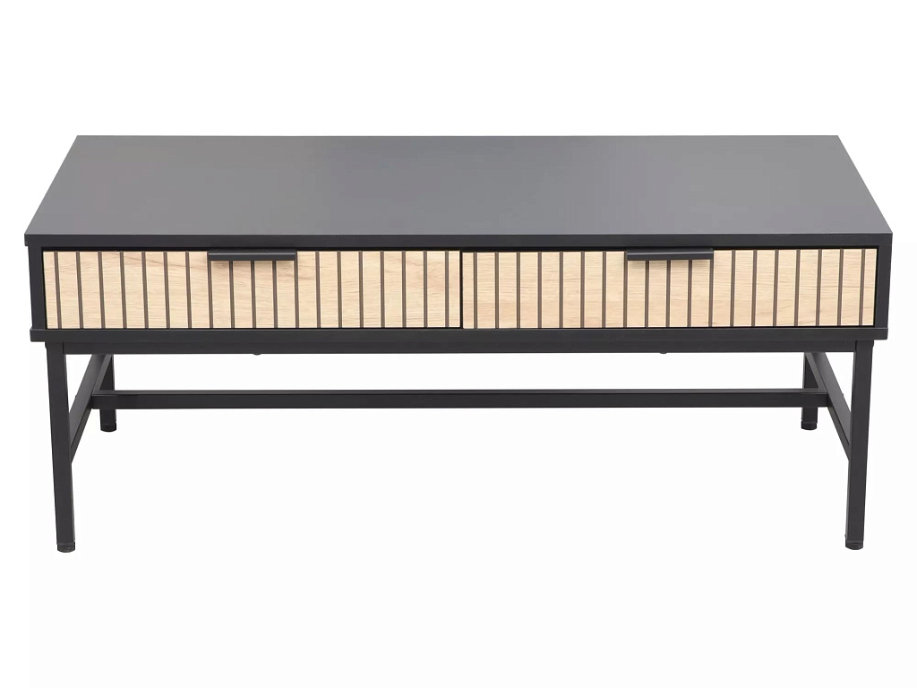 Стол журнальный SIGNAL MAGO L1 дуб/черный мат 100/48/40   MAGORTV1