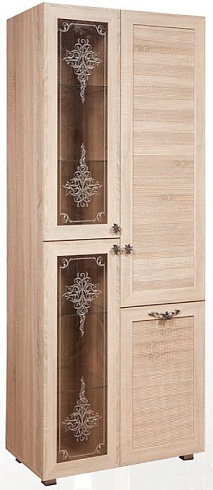 Шкаф с витриной   КМК 0424.6