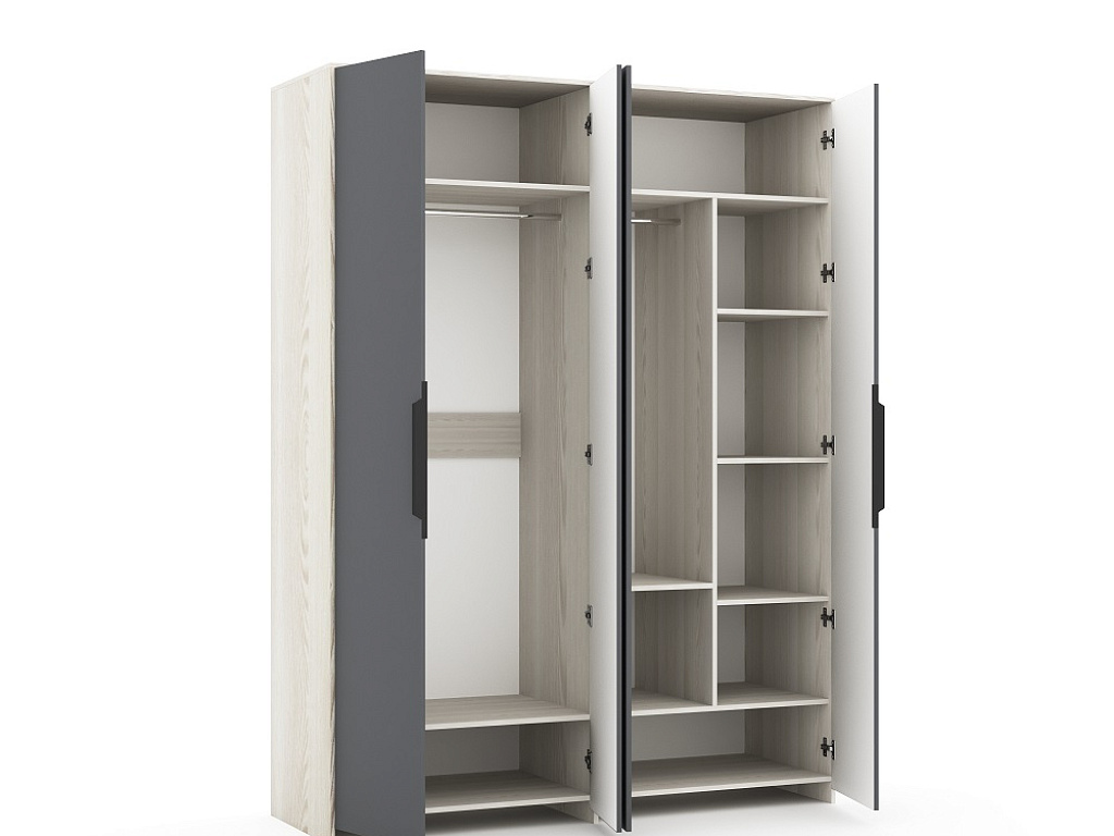 Шкаф для одежды 4Д   КМК 0970.1