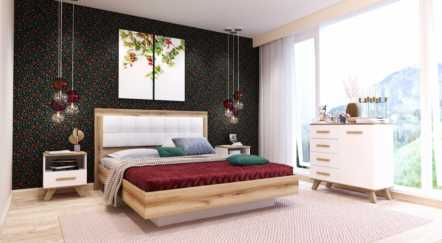 Вега Скандинавия Белый глянец