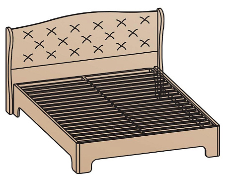 Кровать 140х200 КР-1702