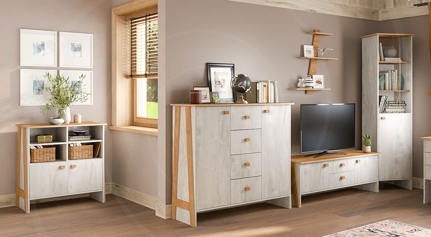 Скандинавия Бетон пайн