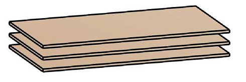 Полка для ШК-832, ШК-833, ШК-837 ПЛ-13