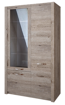 Шкаф с витриной 1785