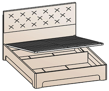 Кровать с подъемным механизмом 140х200 КРП-1202