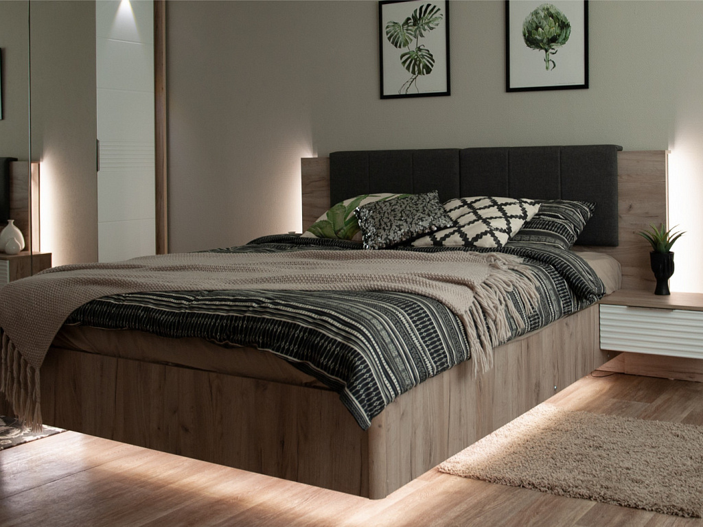 Кровать МИ 140х200 без ламелей   