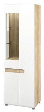 Шкаф с витриной МН-026-01