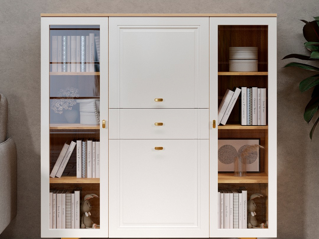 Пенал низкий (2 стекл)   