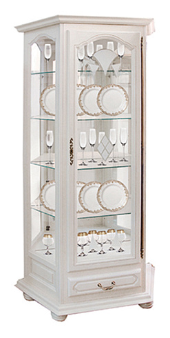 Шкаф с витриной   ММ-126-13/01