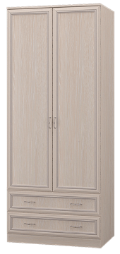 Шкаф двухдверный с ящиками 