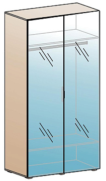 Шкаф для одежды ШК-833