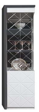 Шкаф с витриной (правая) КМК 0673.7