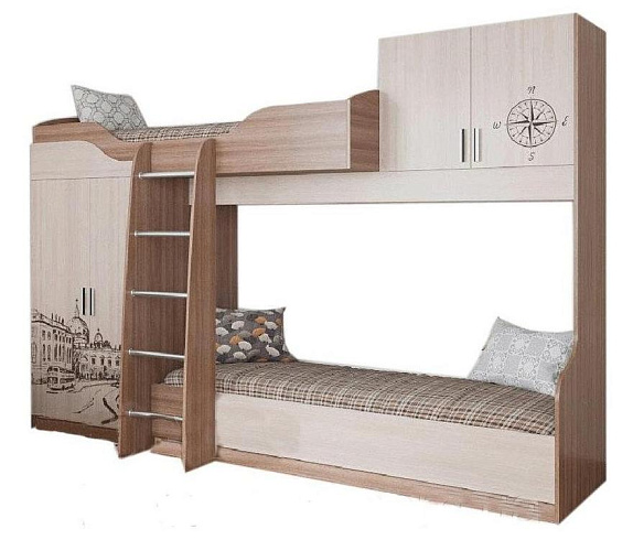 Кровать двухъярусная   46574