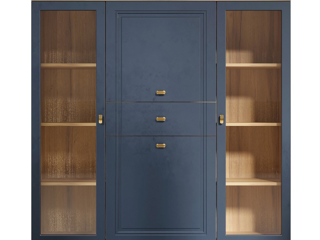 Пенал низкий (2 стекл)   