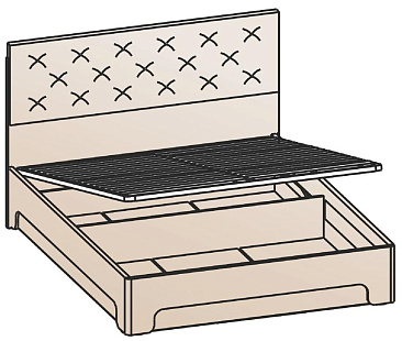 Кровать с подъемным механизмом 160х200 КРП-1203