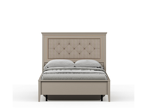 Кровать с мягким элементом c металлическим основанием LOZ120х200