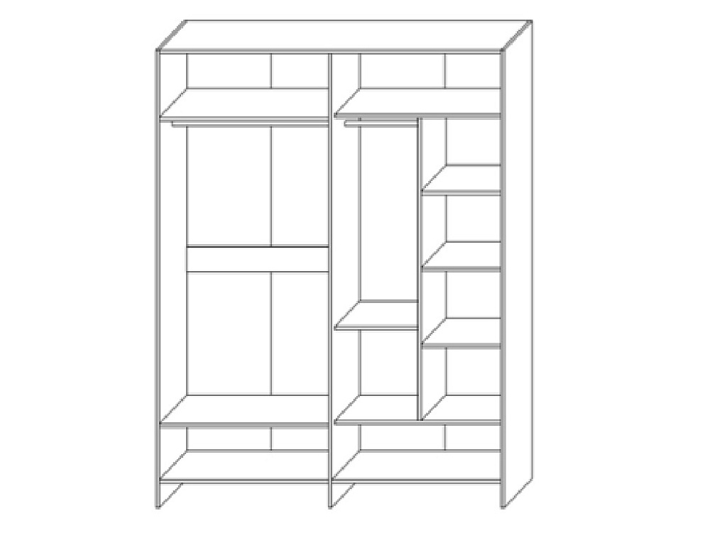 Шкаф 4Я   КМК 0966.1