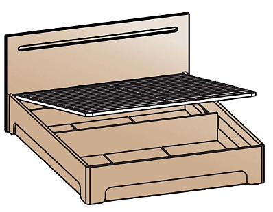 Кровать с подъемным механизмом 180х200 КРП-2004