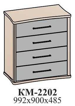 Комод (комбинированный) КМ-2202