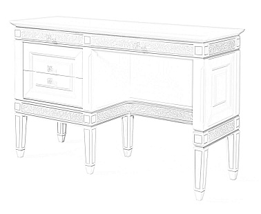 Стол туалетный ГМ 6489-10