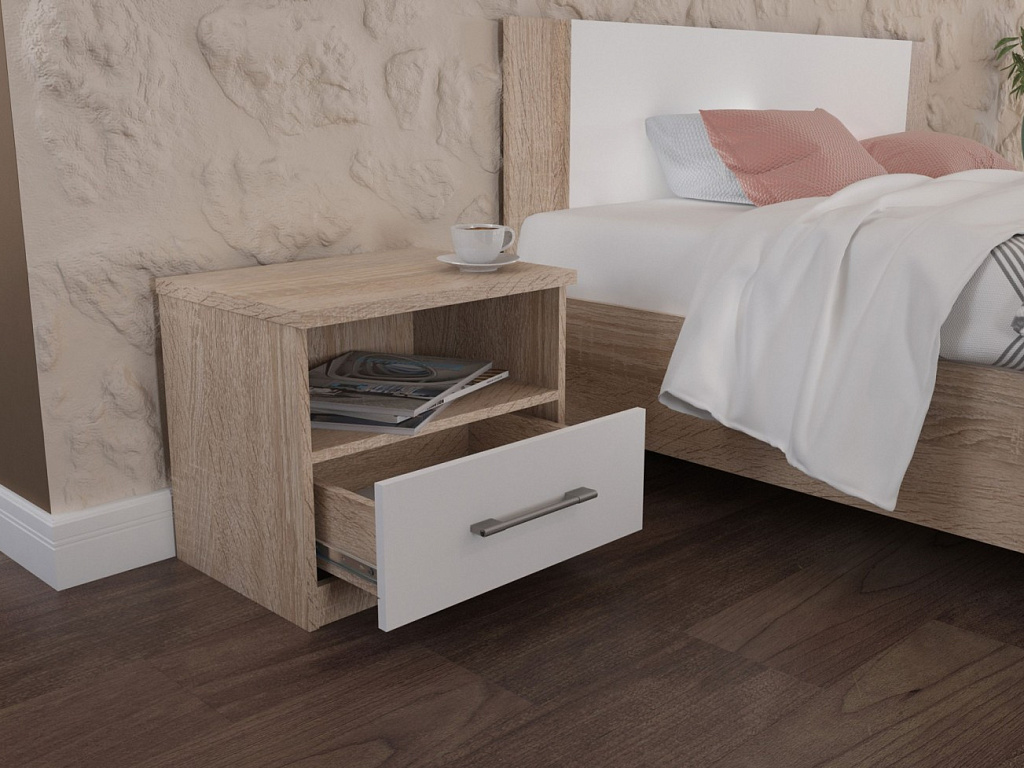 Прикроватная тумбочка (2 шт)   