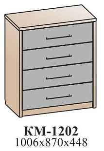 Комод (комбинированный) КМ-1202 
