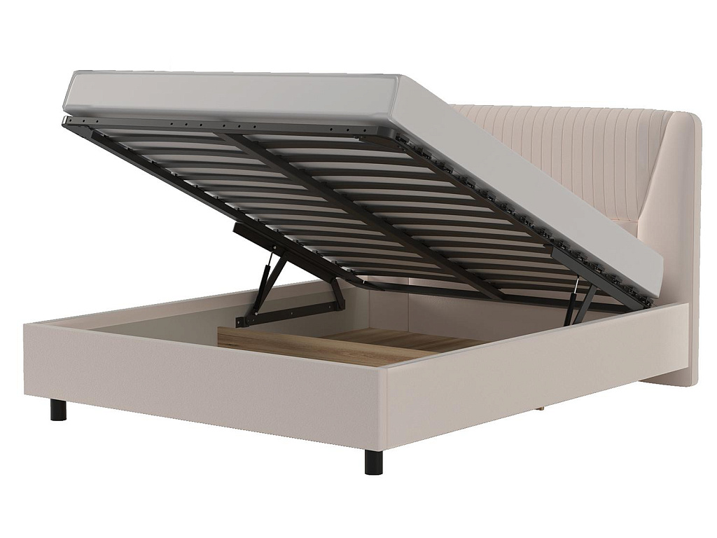 Кровать 11М2 с подъемным механизмом 1400 Микровелюр Catania Ivory   