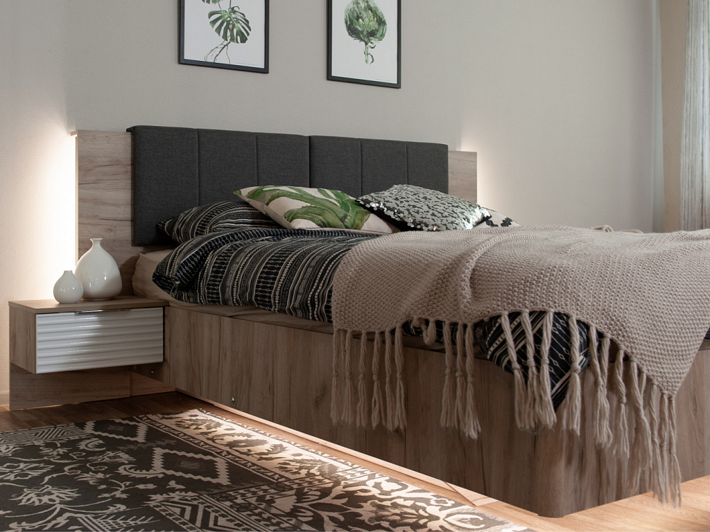 Кровать МИ 160х200 без ламелей   