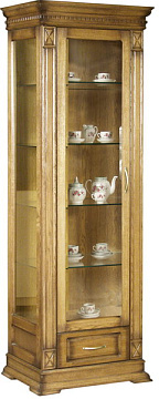 Шкаф с витриной П079.26