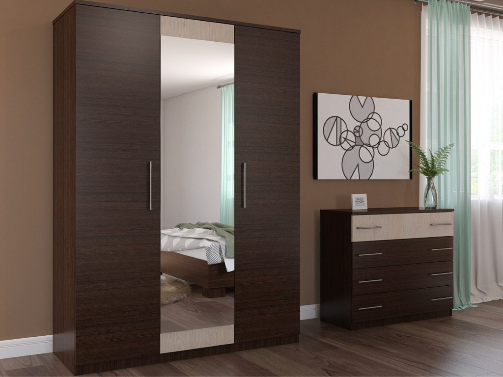 Распашной шкаф 3дв   