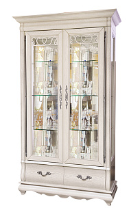 Шкаф с витриной ММ-210-02