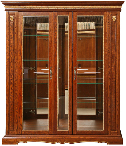 Шкаф с витриной   П265.11