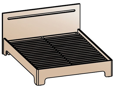 Кровать 1400 КР-2002