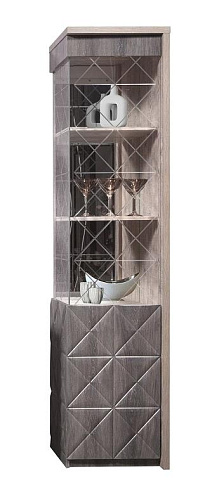 Шкаф с витриной Л   КМК 0673.6