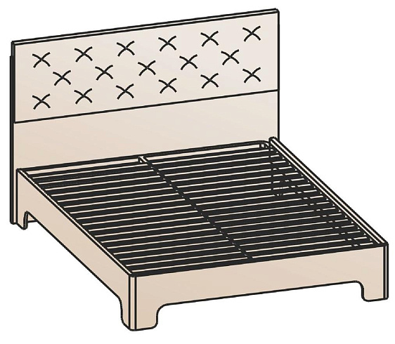 Кровать 160х200   КР-1203