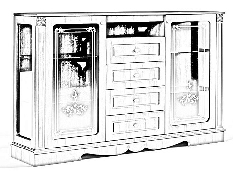 Тумба 2Д4Я КМК 0800.21