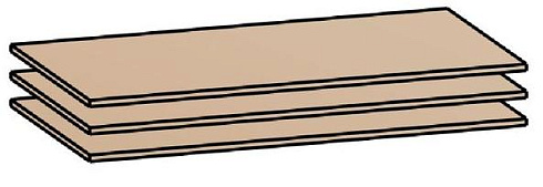 Полка для ШК-832, ШК-833, ШК-837 ПЛ-13