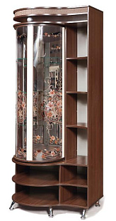 Шкаф с витриной (левый) КМК 0365.3