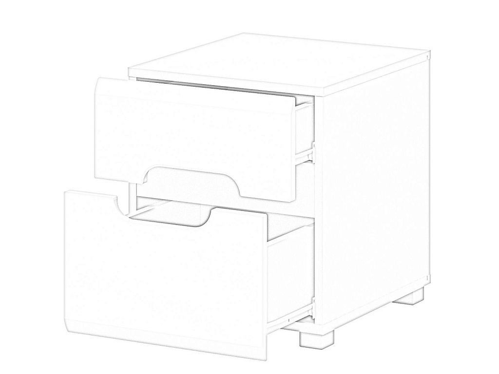 Тумба прикроватная   МН-026-06