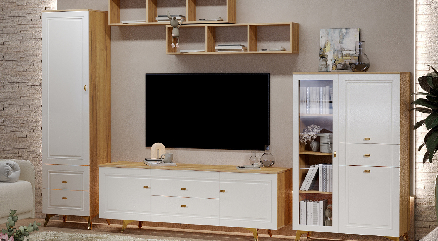 Вега Сапфир Белый глянец