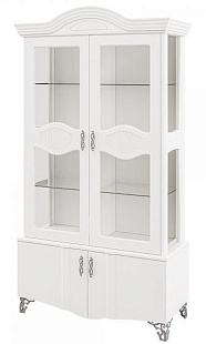 Шкаф с витриной МН-025-21